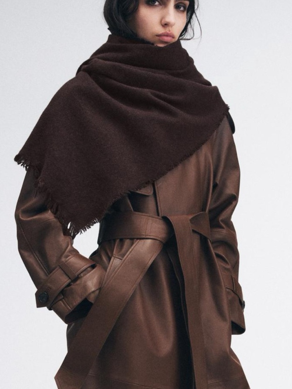 🆕 Zara Plain Wool Scarf
